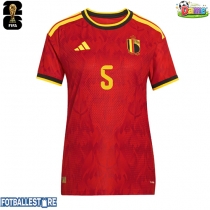 Belgia Maxim De Cuyper #5 Hjemmedrakt Dame VM 2026 Kortermet